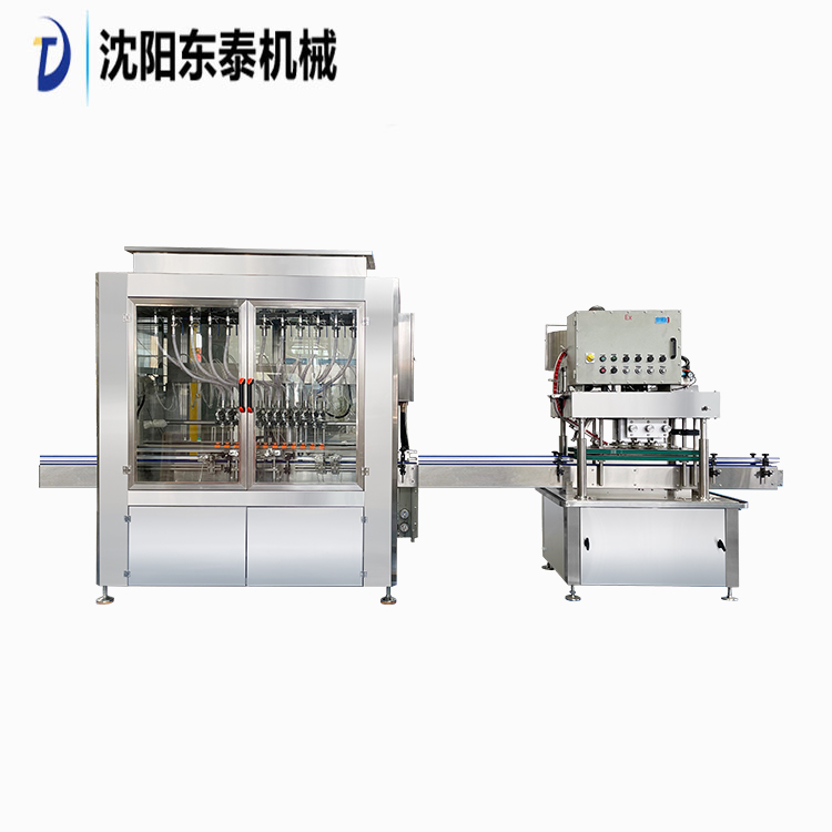 全自動(dòng)酒精(jīng)灌裝(zhuang)旋蓋(gai)機(jī)